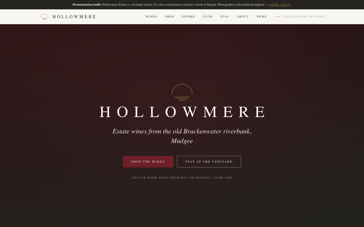 The Hollowmere Estate demonstration build